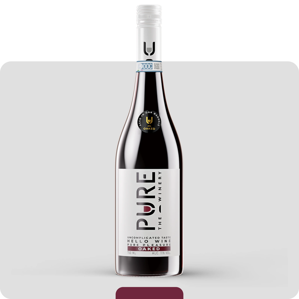 Zuckerfreier Oaked Rotwein
