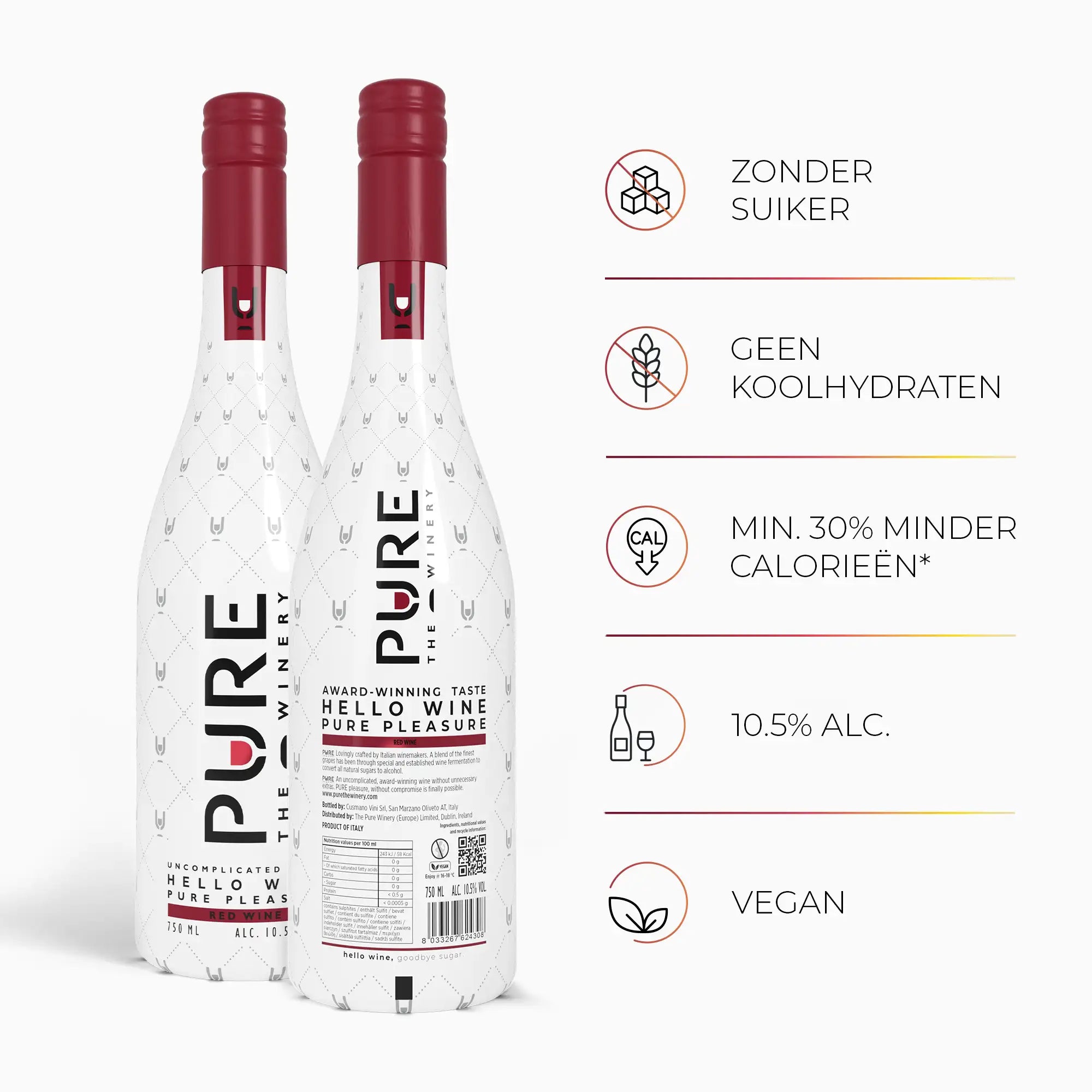 Zuckerfreier Rotwein