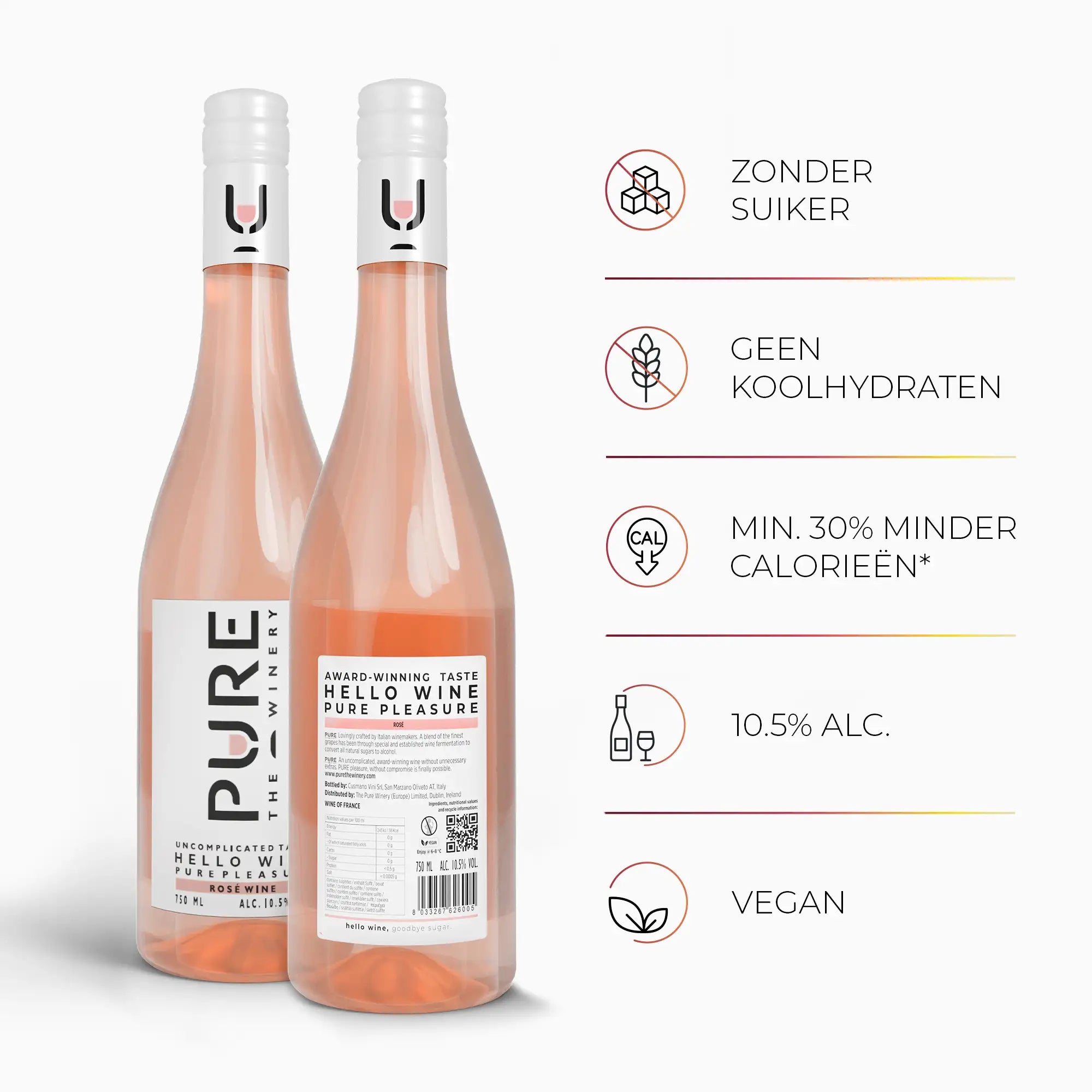Zuckerfreier Roséwein