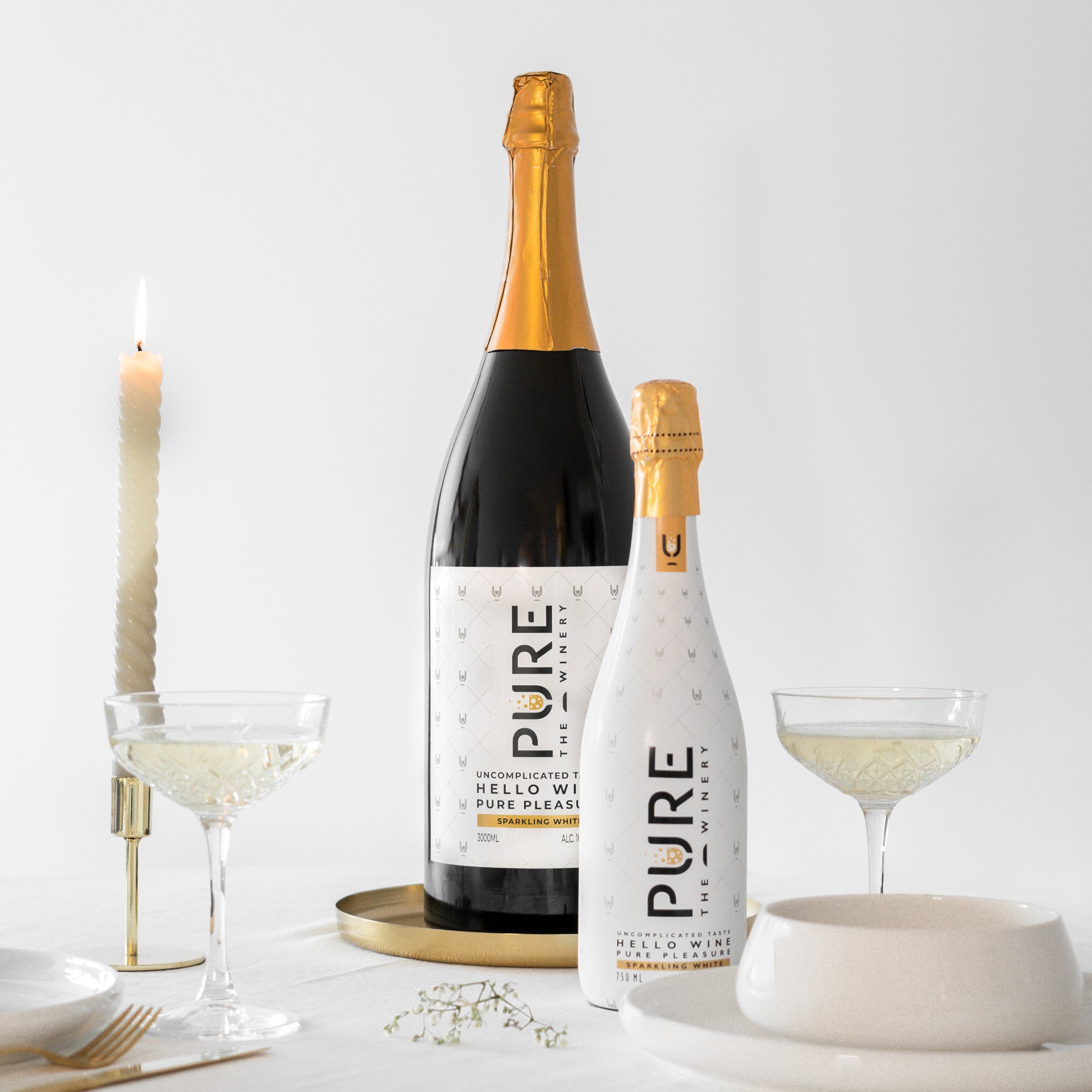 XXL (3L) Zuckerfreier Schaumwein Weiß