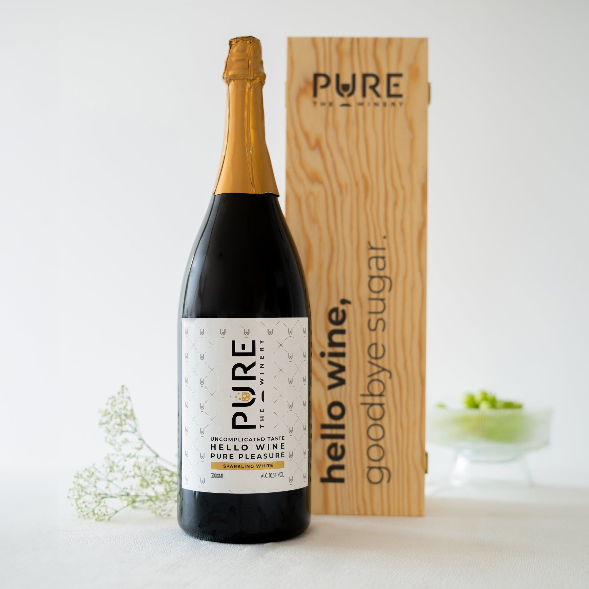 XXL (3L) Zuckerfreier Schaumwein Weiß