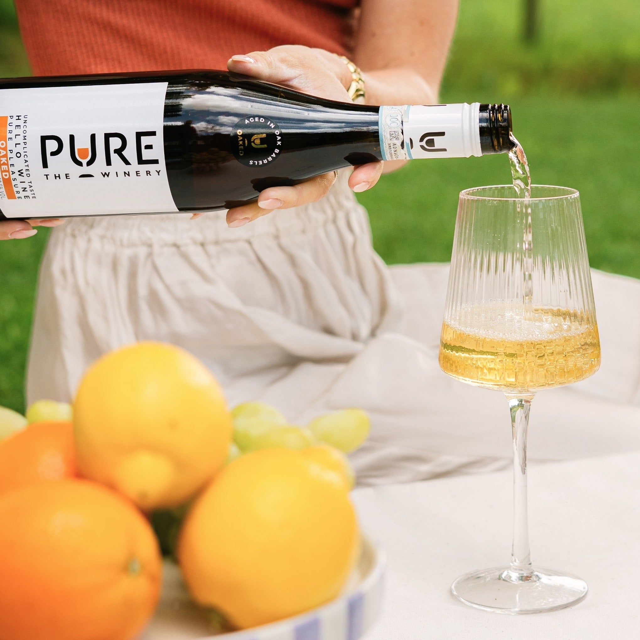 Zuckerfreier Oaked Weißwein