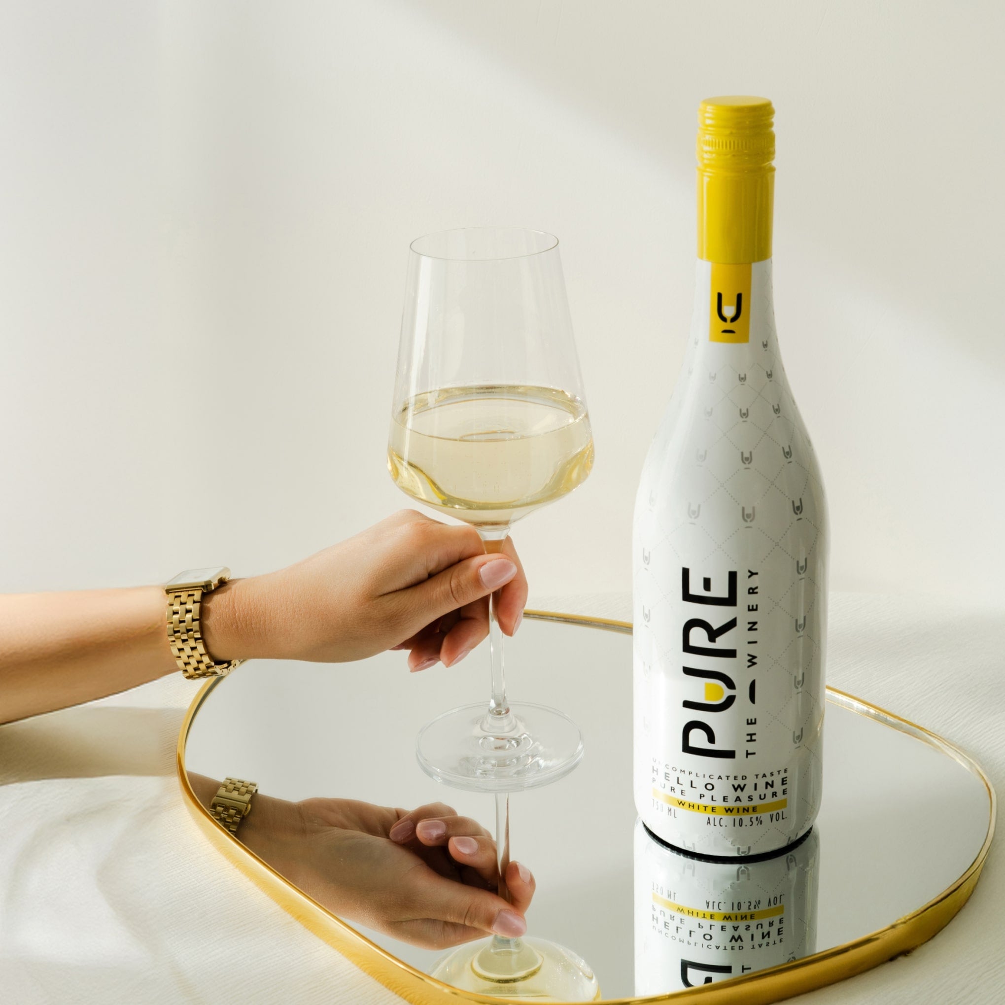 Zuckerfreier Weißwein