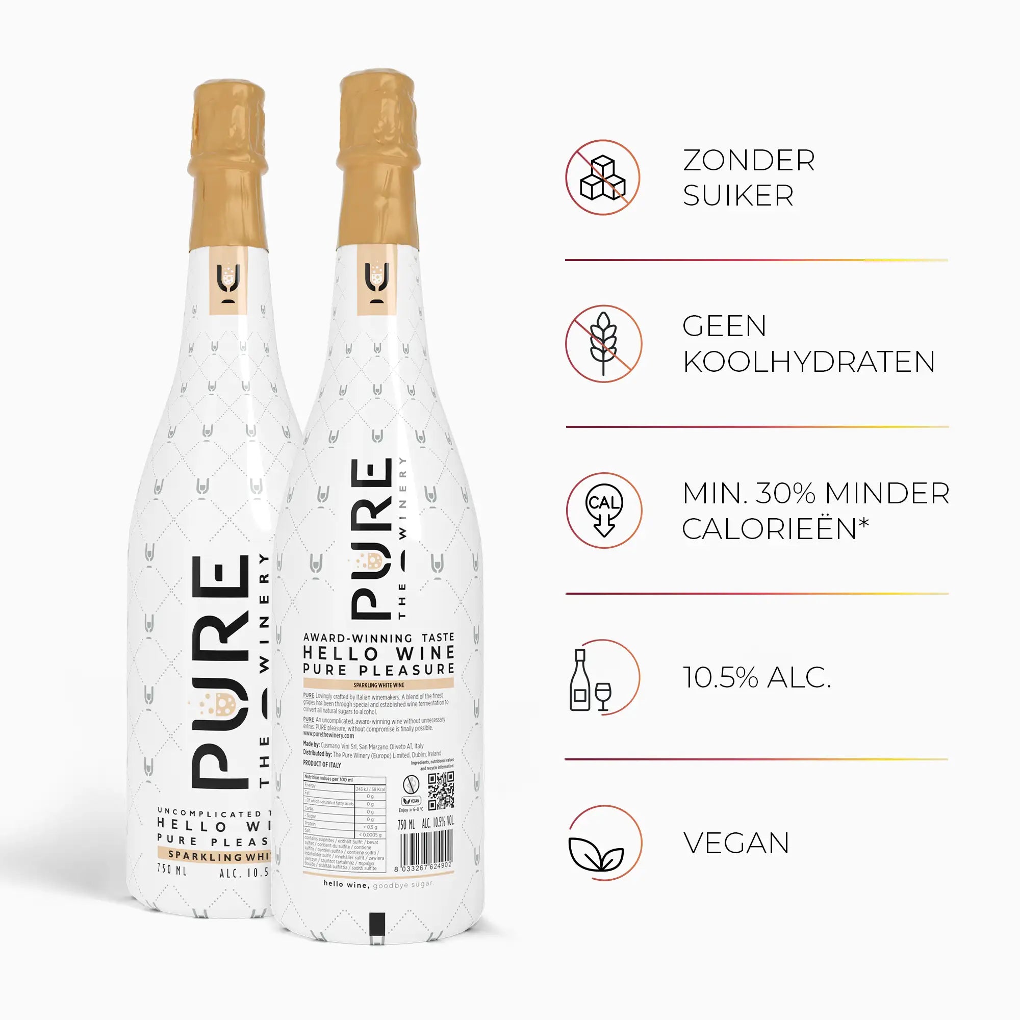 Zuckerfreier Schaumwein Weiß