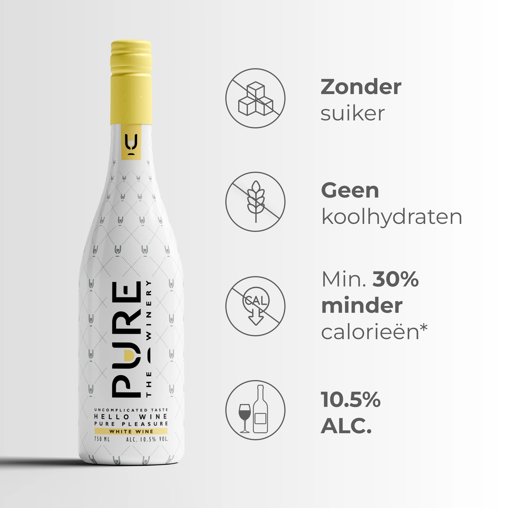 Zuckerfreier Weißwein