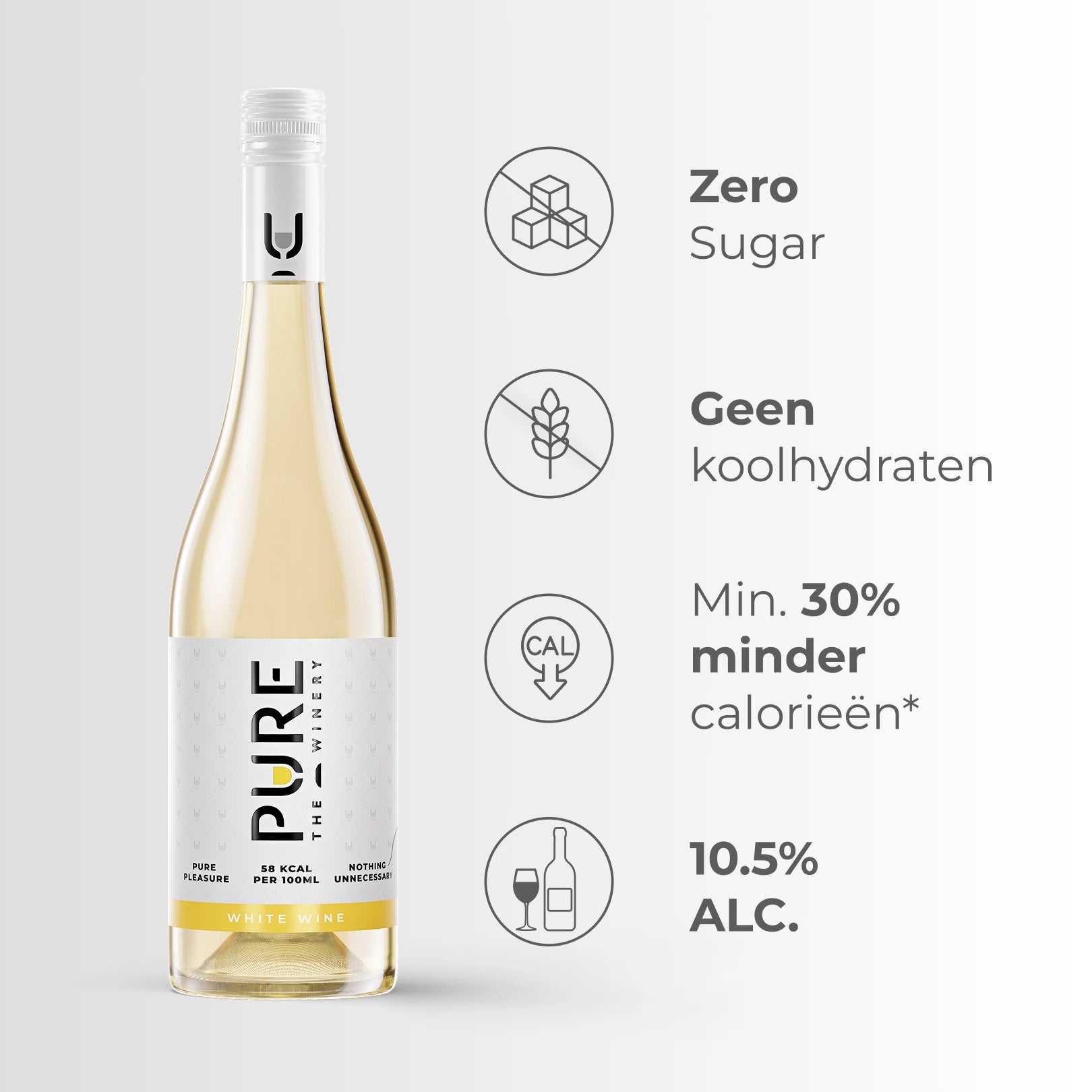 Zuckerfreier Weißwein