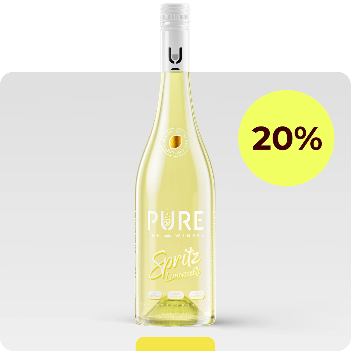 Zuckerfreier Limoncello Spritz