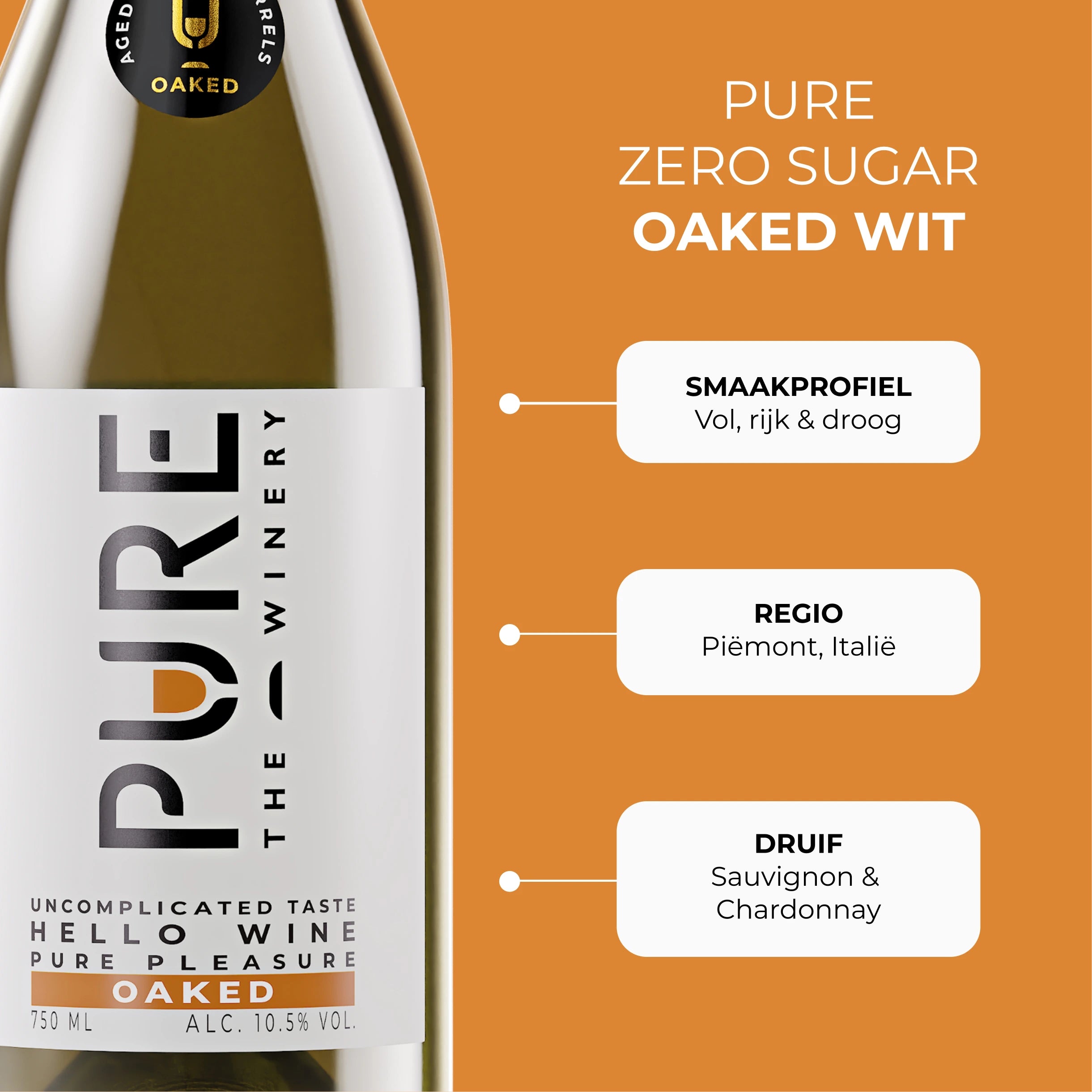 Zuckerfreier Oaked Weißwein