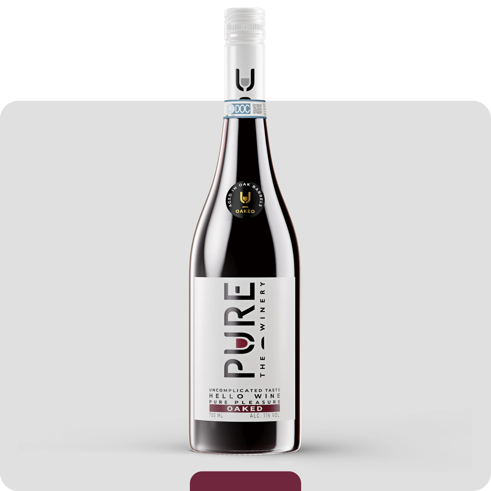 Zuckerfreier Oaked Rotwein