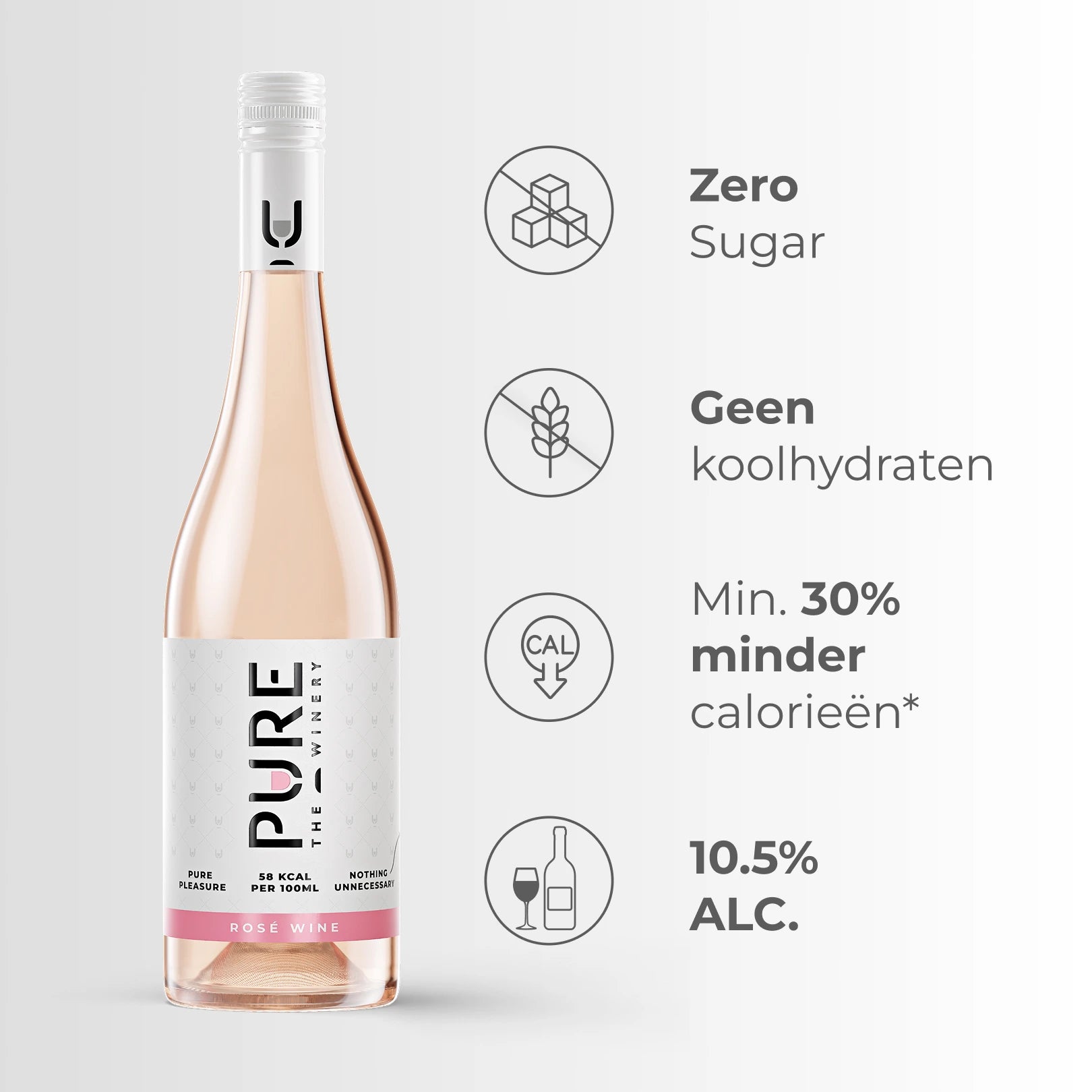 Zuckerfreier Roséwein